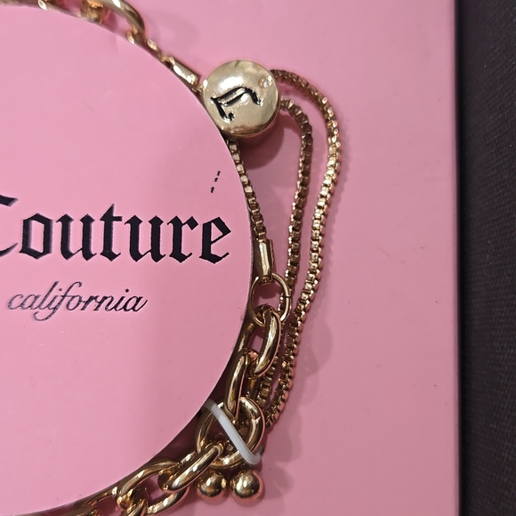 Juicy Couture Gold Bracelet with Crowned Butterfly Charm - Picture 4 of 4